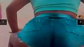 prostitute dances funk shorts wedged ass