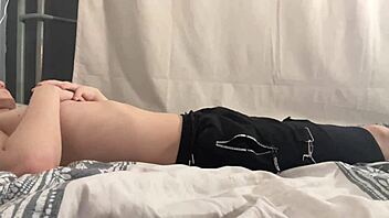 19yo blonde college girl deepthroats roommate's cock pov