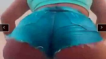 prostitute dances funk shorts wedged ass