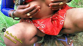 sexy indian couple fucks in jungle outdoors