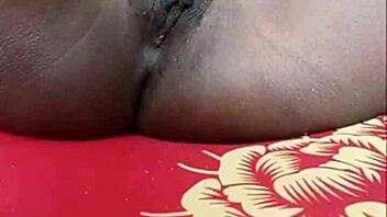 Fingering my swollen clit fast till I squirt everywhere
