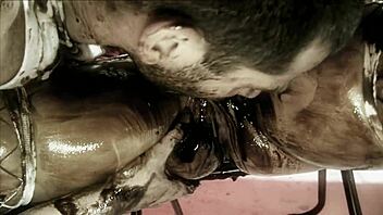 Messy Chocolate-Covered Blowjob and Rough Titty Fuck Explosion!