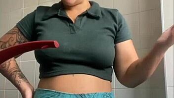 flashing my swollen big pussy for everyone to see