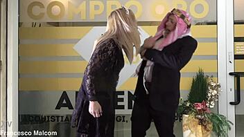 Italian princess rimmed, blown, and assfucked by sheikh