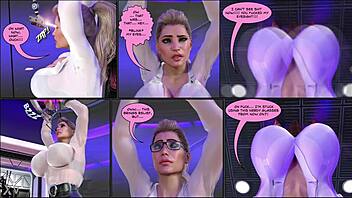 Sexy Crossdressing Secretary Seduces With Transsexual Charm
