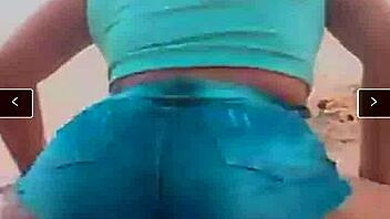 prostitute dances funk shorts wedged ass