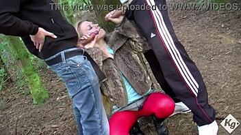 michelle moist's first outdoor dogging blowjob adventure