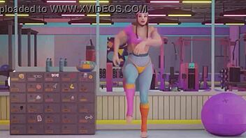 brigitte gym shadow training turns pussy licking frenzy