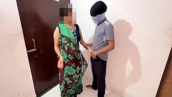 Indian maid fucked hard by boy for stealing money hindi