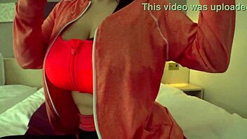 Japanese Busty Model's Steamy Changing Tease Revealed