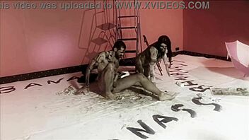 Messy Chocolate-Covered Blowjob and Rough Titty Fuck Explosion!