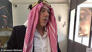 Italian princess rimmed, blown, and assfucked by sheikh
