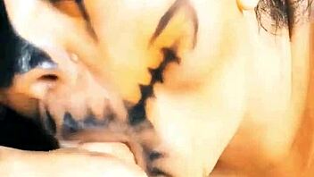 halloween monstro doll sucks stranger cum down her throat! 👻💦