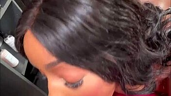 ebony teen lily starfire's huge tits bounce post-massage fuck!