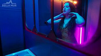 wanna taste this slut's pussy from nightclub toilet? bella mur & sofia simens