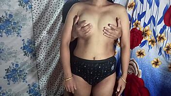 cheating indian housewife moans as big ass gets fucked doggystyle