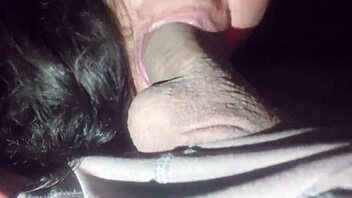 horny stepbro gets quick deepthroat blowjob from latina