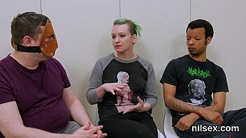 naughty kitten's asshole treated rough in bdsm asylum