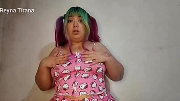 hello kitty latina guides your edging jerk off challenge 😼💦