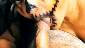halloween monstro doll sucks stranger cum down her throat! 👻💦