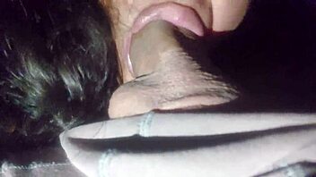 horny stepbro gets quick deepthroat blowjob from latina
