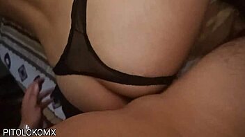 hot young colombian babe rides hard doggystyle screams