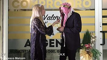 Italian princess rimmed, blown, and assfucked by sheikh