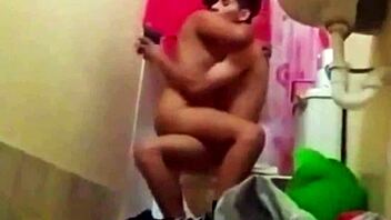 rough bathroom pounding makes her squirt wildly alone