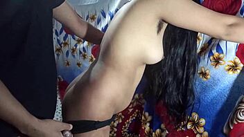 cheating indian housewife moans as big ass gets fucked doggystyle