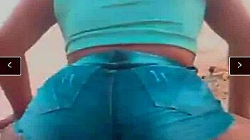 prostitute dances funk shorts wedged ass