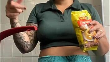 flashing my swollen big pussy for everyone to see