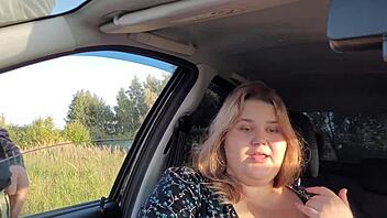 cuckold hands chubby wife to guard for rough ass pounding