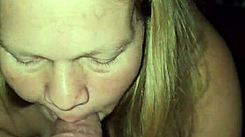 preggo milf sucks cock deep until cum floods mouth