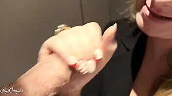 he rewards my club toilet cock suck with hard public fuck