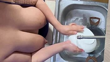 indian maid flashes big natural boobs on webcam