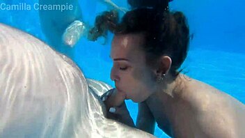 wild orgy erupts in the swimming pool
