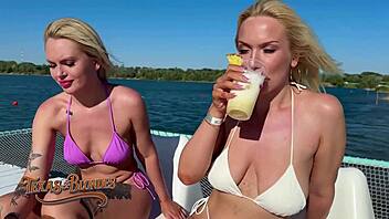 Hey, squirting from water guns turns into wet doggystyle pounding