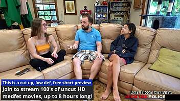 Blackmailed By Cop! Mira Monroe's Deepthroat