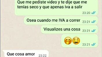 Girlfriend tastes cum on webcam and craves more latina heat