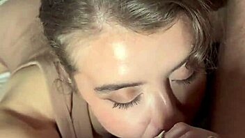 petite blonde eden ivy throat fucked swallows huge load pov