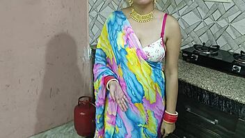 Indian wife kitchen fuck with dirty talk