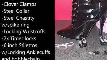 hey sissy, ready for that self-bondage with huge toys?