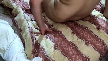 arabic bbw wife dives into hot lesbian pussy licking