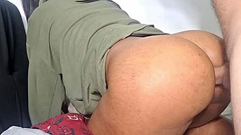 My big ass mexican teen takes gaping anal doggystyle