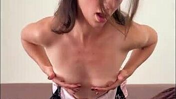 hot milf cassiemua fingers juicy pussy closeup in homemade tease