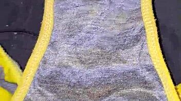 Heart pounding discovery of sexy panties and bras in the filthy garbage can ignites my deepest fetish desires