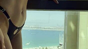 Gorgeous monika fox tries sexy lingerie and poses horny