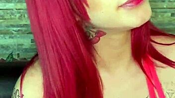 Kaeelen garcia my innocent redhead slave licks pussy rough with brian evansx