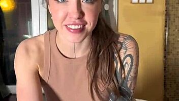 petite blonde eden ivy throat fucked swallows huge load pov