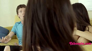 step sis fumes watching me glaze her friend's face with hot frosting